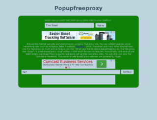 popupfreeproxy.eu screenshot