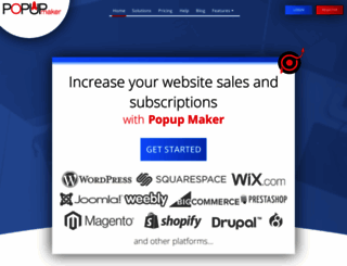 popupmaker.com screenshot