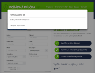 poradnapujcka.cz screenshot