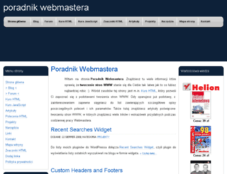 poradnik-webmastera.com screenshot