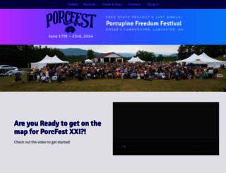 porcfest.com screenshot