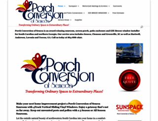 porchconversionofseneca.com screenshot