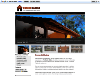 porchedemadera.es screenshot