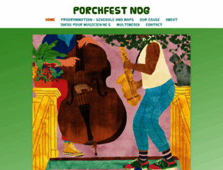 porchfestndg.com screenshot