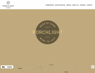 porchlighthomes.com screenshot