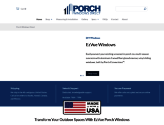 porchwindowsdirect.com screenshot