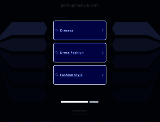 porcupinestyle.com screenshot
