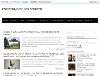 pordebajodelossecretos.com screenshot