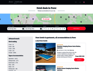 porec-hotel.com screenshot