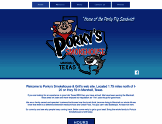 porkysmokehouse.com screenshot