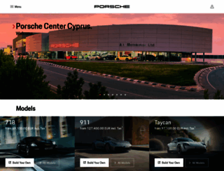 porsche.com.cy screenshot