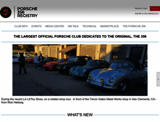 porsche356registry.org screenshot