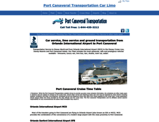 port-canaveral-transportation.net screenshot