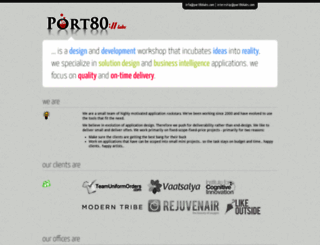 port80labs.com screenshot