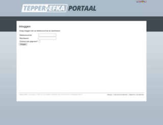 portaal.tepper.nl screenshot