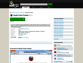 portable-firefox.soft32.com screenshot