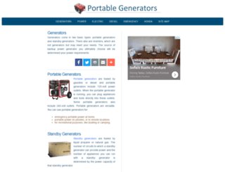 portable-generators.org screenshot