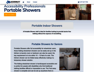 portable-showers.net screenshot