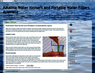 portable-water-ionizer.blogspot.com.au screenshot