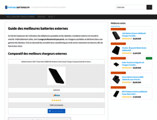 portablebatteries.fr screenshot