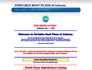 portableboatplans.com screenshot