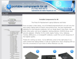 portablecomponentsforall.com screenshot