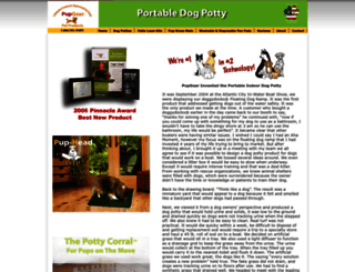 portabledogpotty.com screenshot