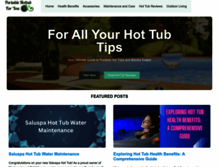 portablehottubforyou.com screenshot