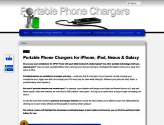 portablephonechargers.net screenshot
