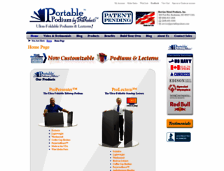 portablepodium.com screenshot