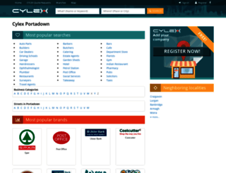 portadown.cylex-uk.co.uk screenshot