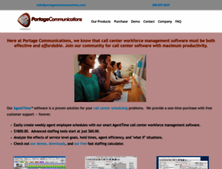 portagecommunications.com screenshot