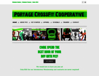 portagecrossfitcooperative.com screenshot