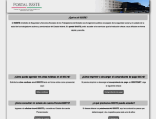 portal-issste.com.mx screenshot