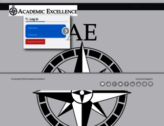 portal.academicexcellence.com screenshot