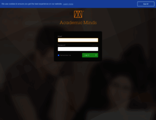 portal.academicminds.co.uk screenshot