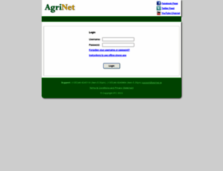 portal.agrinet.ie screenshot