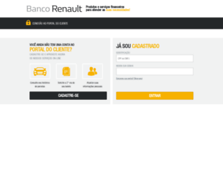 portal.bancorenault.com.br screenshot