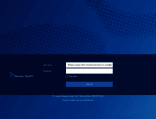 portal.bannerhealth.com screenshot