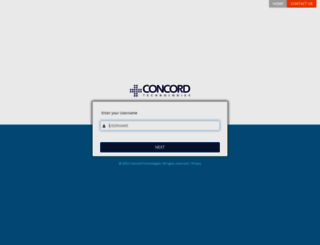 portal.concordfax.com screenshot