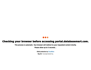 portal.databasemart.com screenshot