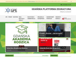 portal.edu.gdansk.pl screenshot