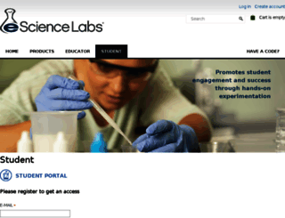 portal.esciencelabs.com screenshot