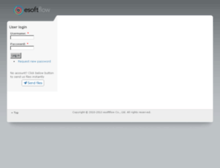 portal.esoftflow.net screenshot