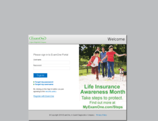 portal.examone.com screenshot