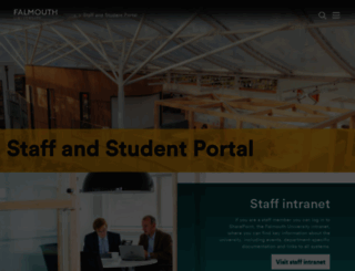 portal.falmouth.ac.uk screenshot