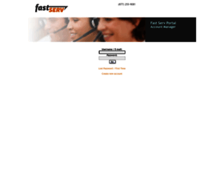 portal.fastserv.com screenshot
