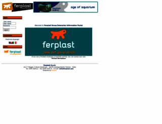 portal.ferplast.com screenshot