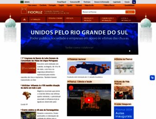 portal.fiocruz.br screenshot