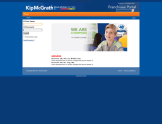 portal.kipmcgrath.com screenshot